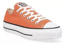 Zapatillas Con Plataforma Converse All Star Salmon