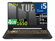 Asus Tuf A15 F15 144hz Core-i5 16gb 1tb+512ssd Gtx1650 4gb