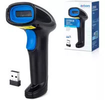 Leitor Sem Fio Código De Barras Usb Bar Code Scanner 1d Cor Preto 110v/220v