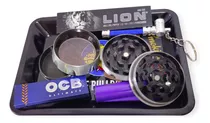 Kit Picador 4 Partes Pro Arturito Metal Pipa Ocb Lion Combo