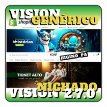 Tema Vision Generico E Nichado + Checkout Yamp E Cartpanda