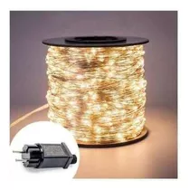 Luces Led Guirnalda Navidad Adorno Calida 50 Metros Boda