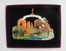 Adorno De Navidad Red Rock Crossing Sedona Arizona Souvenir 