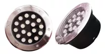 Spot Empotrable Para Piso 18w Acero Inoxidable Ip65 Exterior Color Luz Fria 6500k