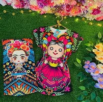 Blusa Set 2 Frida Khalo Septiembre Mexico Fiesta Muñeca Ropa