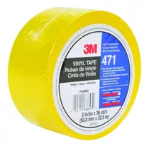 Rollo De Cinta Demarcatoria Amarillo 3m 5cmm X 30mt 11944