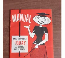 Antiguo Manual De La Aspiradora Yelmo De Lujo Fines Años 50 