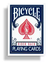 Naipes Bicycle Rider Back Magia - Poker Azul Bazar De Magia