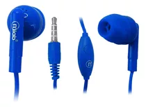 Audifonos Wired In Ear Manos Libres Microlab Gummy Color Azul Color De La Luz Verde