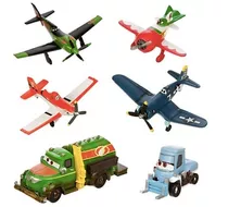 Set Figuras X 6 Aviones (8 Cm) A0588 Disney Original 