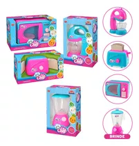 Kit De Cozinha Completa Infantil Brinquedo Comidinha Le Chef