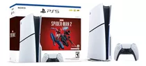 Consola Ps5 Slim 1 Tb Con Lector Marvel Spiderman 2 Bundle