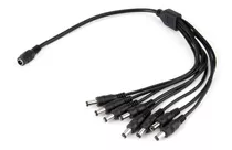 Cable De Poder Splitter  Dvr 8 Hebras Pro Cctv