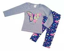 Kit 6 Peças Infantil Menina Feminino Meia Estação Inverno