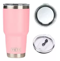 Termo Yeti Rambler 30oz 2 Tapas Clasica + Con Seguro+ Regalo