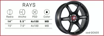 Llantas Aleacion 635 Rodado 15 / Pase 4x100 