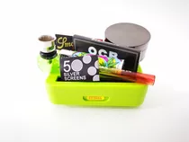 Kit Ocb De Regalo + Pípa Pirex + Máquina + Clipper + Picador