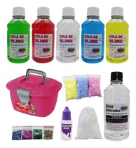 Kit De Slime Cola Faça Com Seus Pais Envio Imediato Brinde