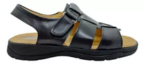 Sandalia Franciscana Hombre 100% Cuero Vacuno C/velcro 8503