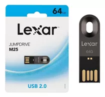 Pen Drive Metal Lexar 64gb Original Slim Super Fino M25 Usb