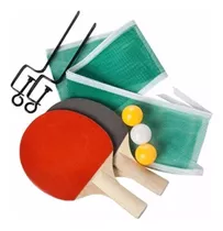 Set Ping Pong En Blister 2 Paletas 3 Pelotas Red - Sportex