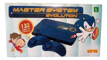 Console Tectoy Sega Master System Evolution Standard Cor  Azul - Com 2 Controles, Novo, Testado, 3 Meses De Garantia Com O Fabricande