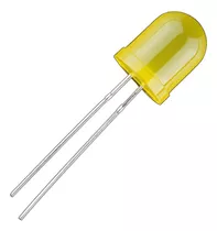 Led 10mm Alta Eficiencia Amarillo 150mcd 20º Pack X10