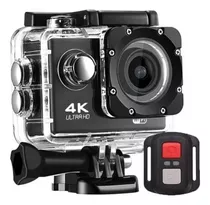 Camara 4k Deportiva Wifi Sumergible Casco Moto Con Control