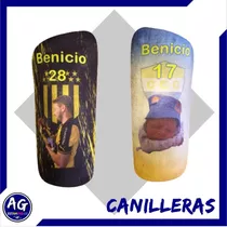 Canilleras Personalizadas Para Adultos -niños Sublimadas 