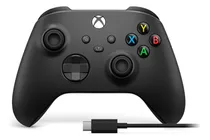 Mando Inalámbrico Xbox One + Cable Usb Para Windows 10 Negro