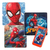 Kit 4 Quebra Cabeça Homem Aranha Spider Man Marvel Vingador