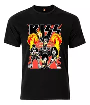 Remera Estampada Varios Diseños Musica Rock Kiss