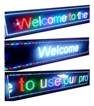 Cartel Led Programable Rgb Full Color - Todos Los Colores