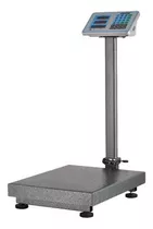 Balanza Bascula 300kg Electronica Pedestal Color Gris 220v