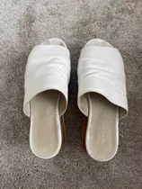 Sandalias Urbanas Ricky Sarkany Blancas N 40