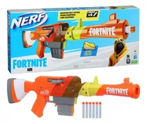 Lançador De Dardos Nerf Fortnite Hr Com 6 Dardos F4165 Hasbro