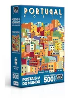 Quebra - Cabeça 500 Pçs Postais Do Mundo Portugal Porto