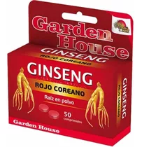 Suplemento En Comprimidos Garden House  Ginseng Rojo Coreano En Caja 50 Un