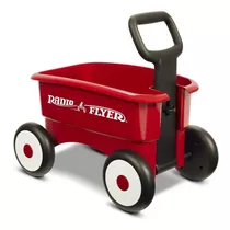 Radio Flyer My 1st 2 En 1 Vagon Rojo Carrito De Arrastre