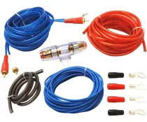 Kit De Cables 800w Pmpo Para Potencias 10 Gauges Rca