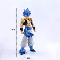 Figura De Dragon Ball Super Anime Son Goku De 32 Cm, Pelo Az