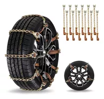 Cadena Nieve Set 10u Auto Camioneta Ajustable Acero 165-215