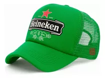 Gorra Trucker Personalizada Logo Heineken Cerveza