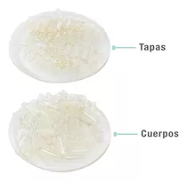 Mil Capsulas Vacias De Gelatina #0 Transparente Separadas