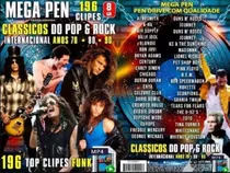 Mega Pen Drive 196 Clipes Classicos Do Pop Rock