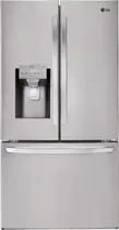 French Door Refrigerator With Stainless Steel Bottom