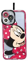 Capa Minnie Mouse Mickey 2 Para iPhone 14 15 Pro X 11 7