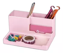 Organizador De Escritorio Ibi Craft Tendance 18x12,5x8,7 Cm Color Rosa