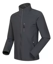 Chaqueta Softshell A Prueba De Viento Con Bolsillo Con Crema