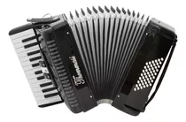 Acordeon 48 Baixos 26 Teclas Ta 4803 Preto Thommasi Cor Cinza-escuro